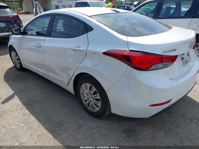 2016 Hyundai Elantra Se მანქანა იყიდება აუქციონზე, vin: 5NPDH4AE7GH761195, აუქციონის ნომერი: 45004314