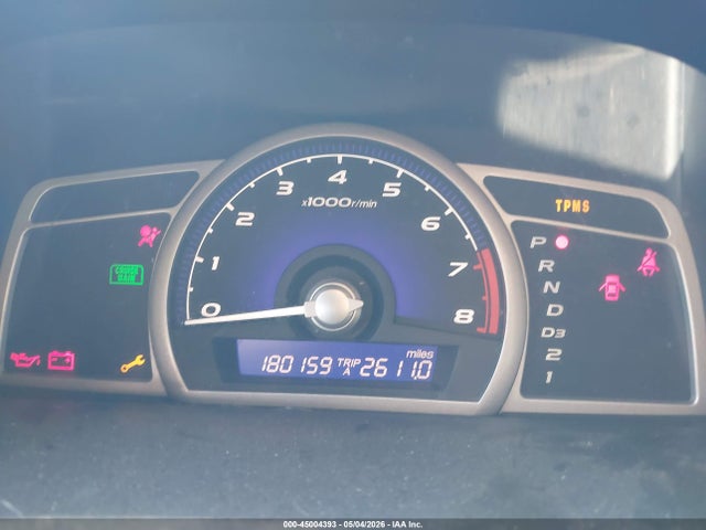 45004393 :رقم المزاد ، 2HGFA16508H348051 vin ، 2008 Honda Civic Lx مزاد بيع