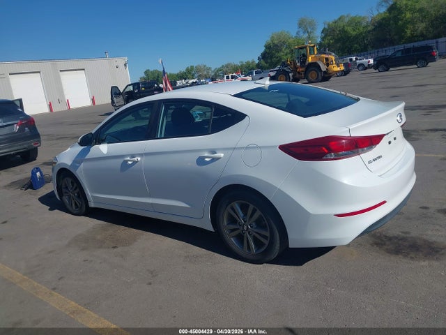 2018 Hyundai Elantra Sel მანქანა იყიდება აუქციონზე, vin: 5NPD84LF1JH297365, აუქციონის ნომერი: 45004429