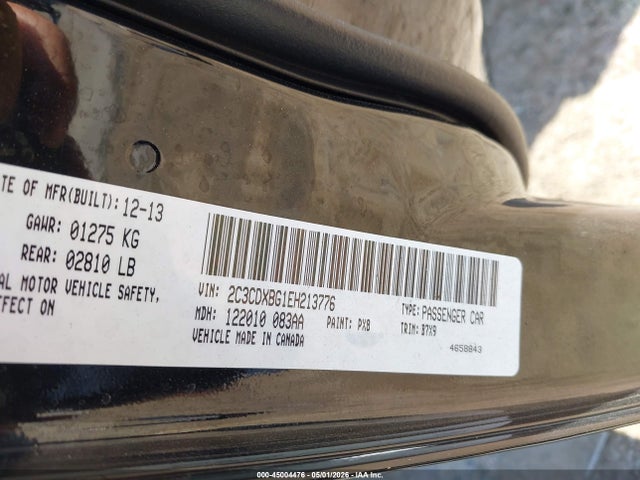 2C3CDXBG1EH213776 Dodge Charger Se