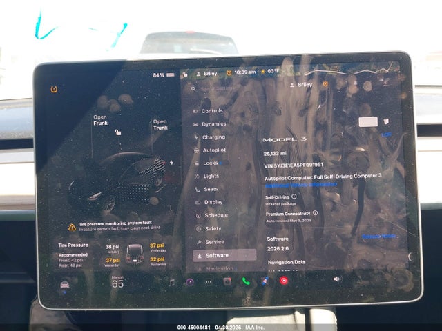 Продажа на аукционе авто 2023 Tesla Model 3 Rear-wheel Drive, vin: 5YJ3E1EA5PF691981, номер лота: 45004481
