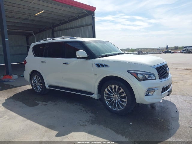 2015 Infiniti Qx80 მანქანა იყიდება აუქციონზე, vin: JN8AZ2NE5F9080351, აუქციონის ნომერი: 45004633