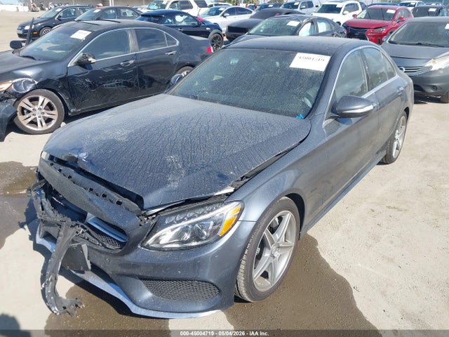 45004719 :رقم المزاد ، 55SWF4JB1FU044355 vin ، 2015 Mercedes-benz C 300 Luxury/sport مزاد بيع