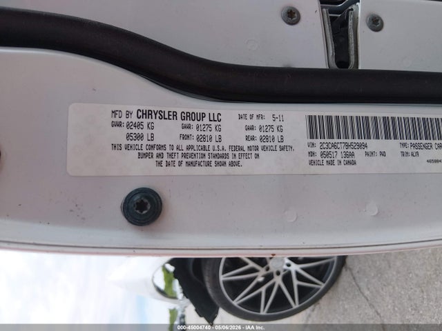 Aukcja sprzedaży 2011 Chrysler 300c, vin: 2C3CA6CT7BH529094, numer aukcji: 45004740