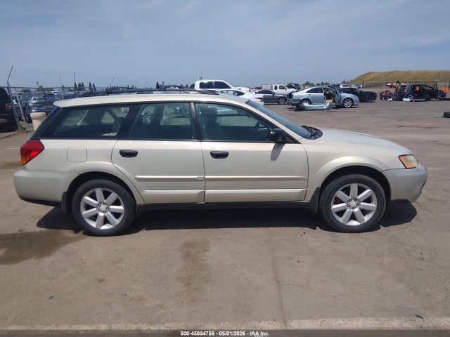 2007 Subaru Outback 2.5i მანქანა იყიდება აუქციონზე, vin: 4S4BP61C977333939, აუქციონის ნომერი: 45004759