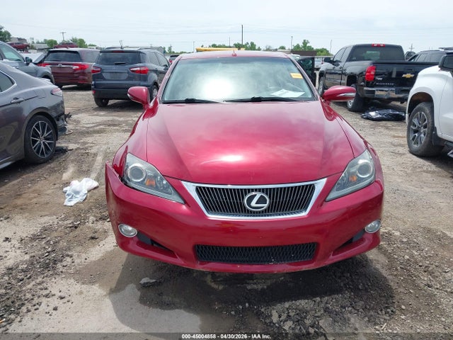45004858 :رقم المزاد ، JTHFF2C24C2521876 vin ، 2012 Lexus Is 250c مزاد بيع