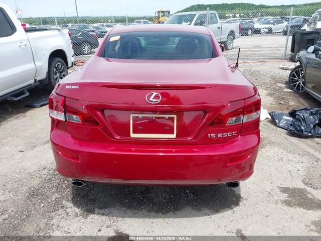 45004858 :رقم المزاد ، JTHFF2C24C2521876 vin ، 2012 Lexus Is 250c مزاد بيع