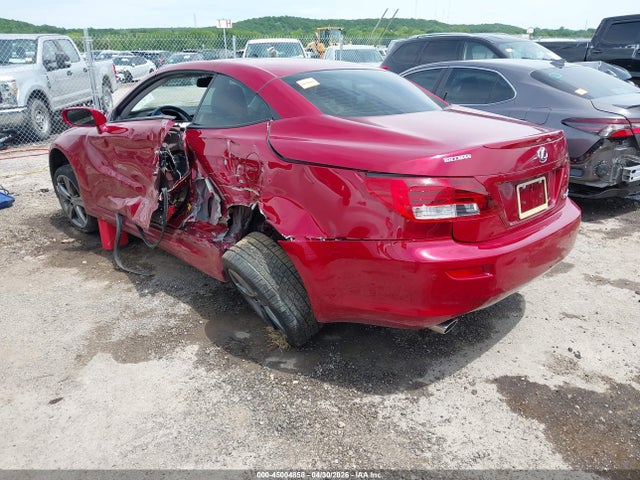 45004858 :رقم المزاد ، JTHFF2C24C2521876 vin ، 2012 Lexus Is 250c مزاد بيع