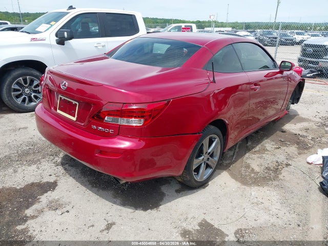 45004858 :رقم المزاد ، JTHFF2C24C2521876 vin ، 2012 Lexus Is 250c مزاد بيع