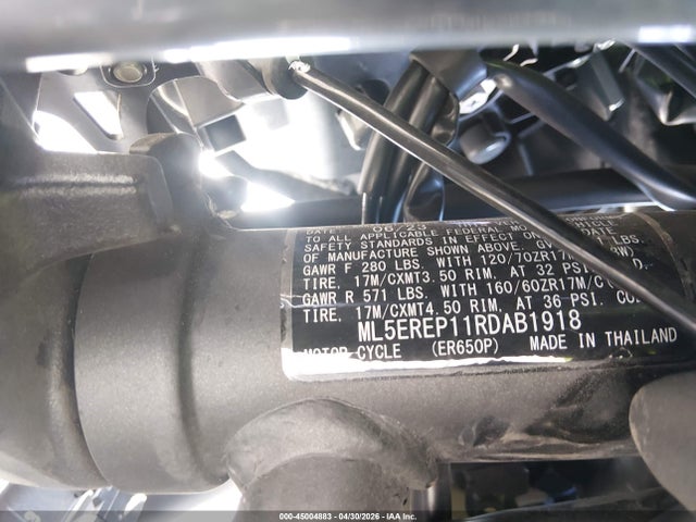 Kawasaki Er650 P 2024 ML5EREP11RDAB1918 Image 10