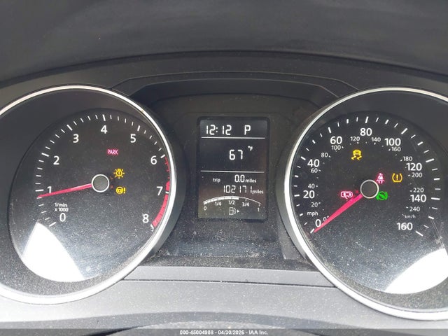 45004988 :رقم المزاد ، 3VW2B7AJ5HM343055 vin ، 2017 Volkswagen Jetta 1.4t S مزاد بيع