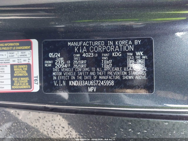 KNDJ33AU6S7245958 KIA SOUL EX