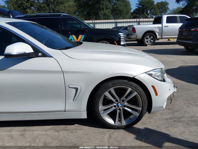 2017 Bmw 430i მანქანა იყიდება აუქციონზე, vin: WBA4U7C51H5D43260, აუქციონის ნომერი: 45005171