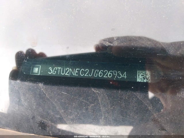 45005248 :رقم المزاد ، 3GTU2NEC2JG626934 vin ، 2018 Gmc Sierra 1500 Slt مزاد بيع