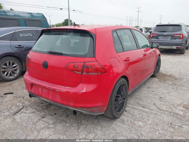 2015 Volkswagen Golf Gti 2.0t S 4-door მანქანა იყიდება აუქციონზე, vin: 3VW4T7AUXFM008175, აუქციონის ნომერი: 45005262