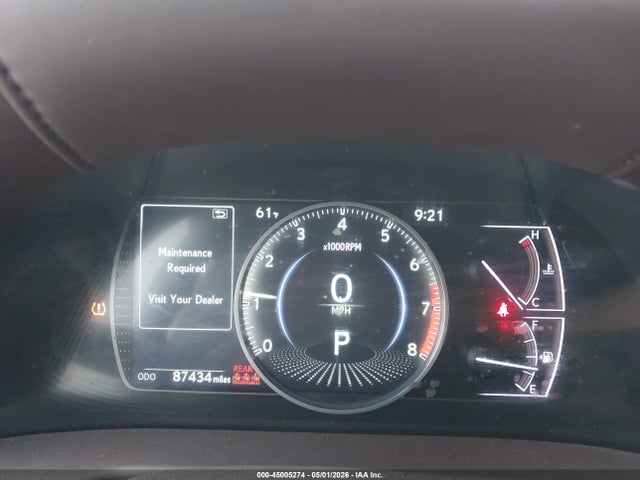 2019 Lexus Es 350 F Sport/luxury/ultra Luxury მანქანა იყიდება აუქციონზე, vin: 58ABZ1B11KU047645, აუქციონის ნომერი: 45005274
