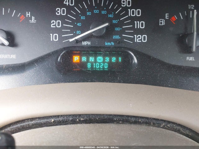 2002 Buick Century Custom მანქანა იყიდება აუქციონზე, vin: 2G4WS52JX21135836, აუქციონის ნომერი: 45005345