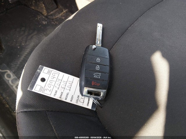 45005389 :رقم المزاد ، KNDJN2A26J7596290 vin ، 2018 Kia Soul مزاد بيع