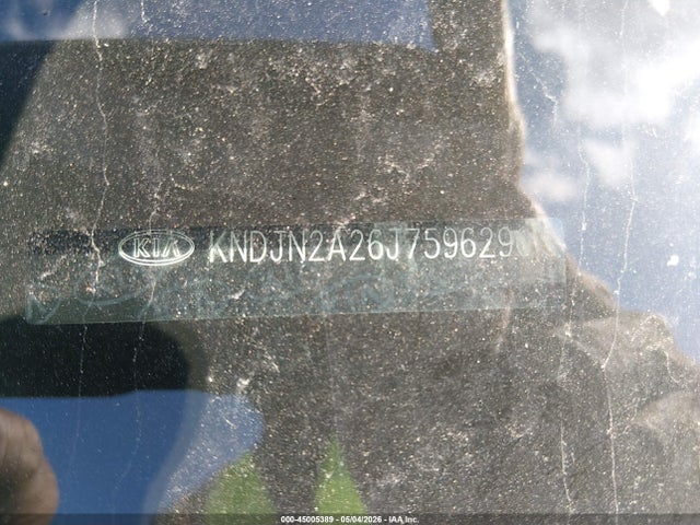 45005389 :رقم المزاد ، KNDJN2A26J7596290 vin ، 2018 Kia Soul مزاد بيع