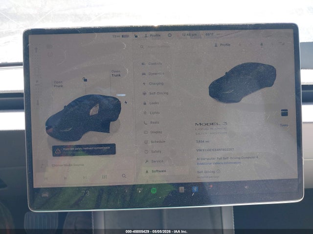 Продаж на аукціоні авто 2024 Tesla Model 3 Long Range Dual Motor All-wheel Drive, vin: 5YJ3E1EB4RF802287, номер лоту: 45005429