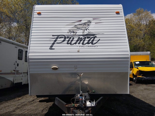 2007 Palomino Puma 39ptbss Travel Trailer - 39ft მანქანა იყიდება აუქციონზე, vin: 4X4TPUR217P009709, აუქციონის ნომერი: 45005472