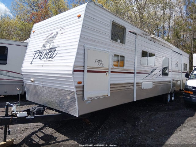 2007 Palomino Puma 39ptbss Travel Trailer - 39ft მანქანა იყიდება აუქციონზე, vin: 4X4TPUR217P009709, აუქციონის ნომერი: 45005472