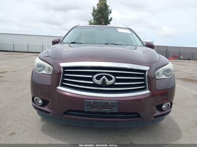 2013 Infiniti Jx35 მანქანა იყიდება აუქციონზე, vin: 5N1AL0MM4DC344181, აუქციონის ნომერი: 45005483