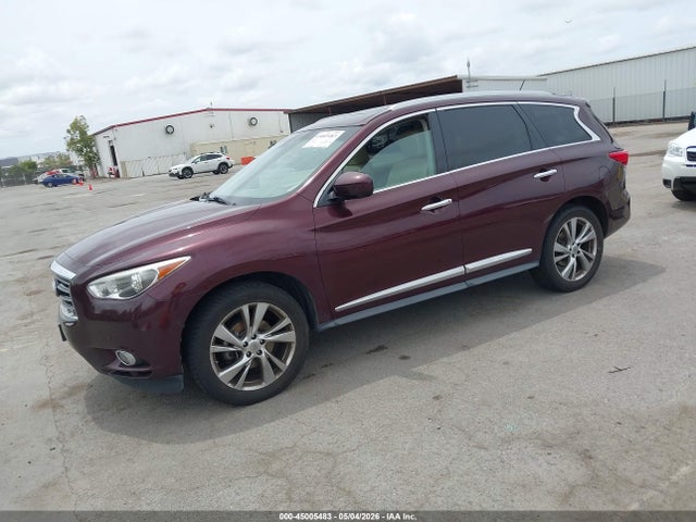 2013 Infiniti Jx35 მანქანა იყიდება აუქციონზე, vin: 5N1AL0MM4DC344181, აუქციონის ნომერი: 45005483