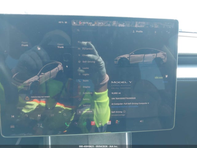 7SAYGDEE7TA395505 Tesla Model Y All-wheel Drive/long Range Launch Series/premium All-wheel Drive
