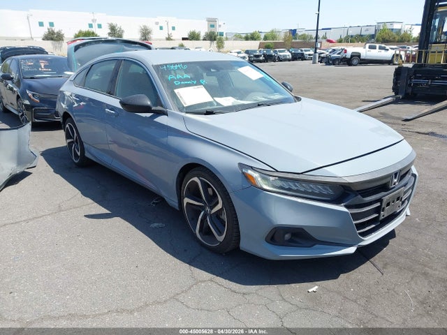 2022 Honda Accord Sport მანქანა იყიდება აუქციონზე, vin: 1HGCV1F32NA088672, აუქციონის ნომერი: 45005628