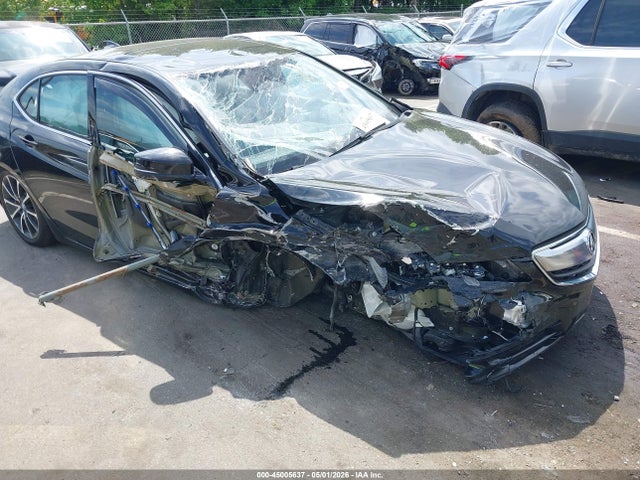 2015 Acura Tlx V6 Advance მანქანა იყიდება აუქციონზე, vin: 19UUB3F78FA006117, აუქციონის ნომერი: 45005637