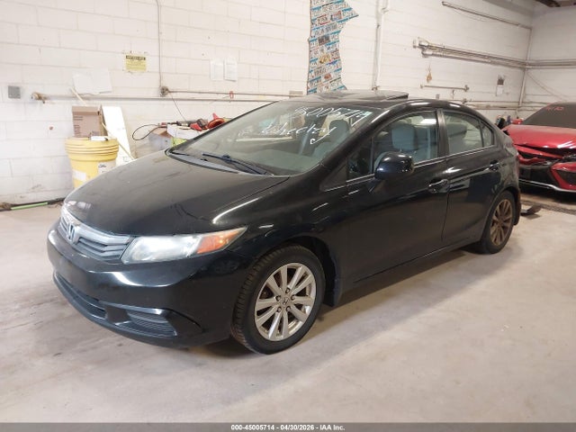 2012 Honda Civic Ex მანქანა იყიდება აუქციონზე, vin: 19XFB2F87CE038429, აუქციონის ნომერი: 45005714