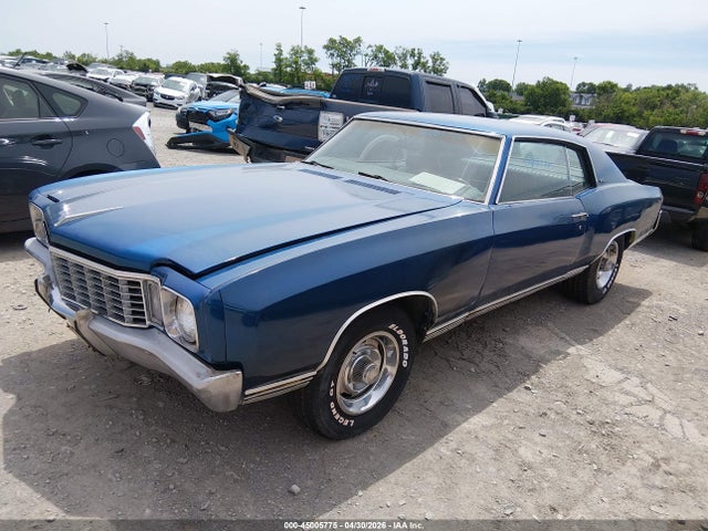45005775 :رقم المزاد ، 1H57J2B666455 vin ، 1972 Chevrolet Monte Carlo مزاد بيع