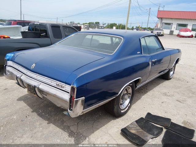 45005775 :رقم المزاد ، 1H57J2B666455 vin ، 1972 Chevrolet Monte Carlo مزاد بيع