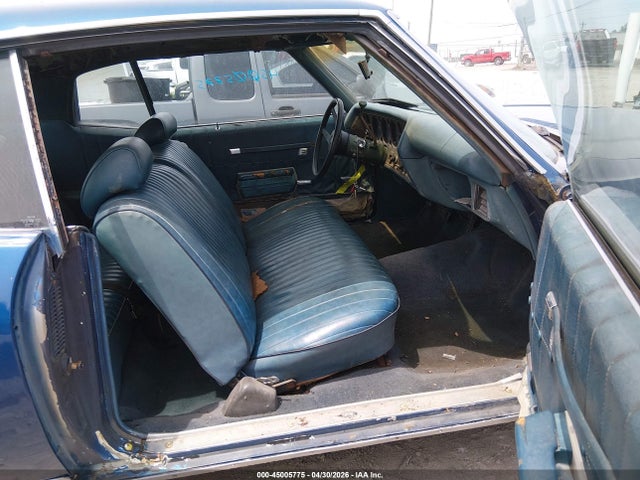 45005775 :رقم المزاد ، 1H57J2B666455 vin ، 1972 Chevrolet Monte Carlo مزاد بيع