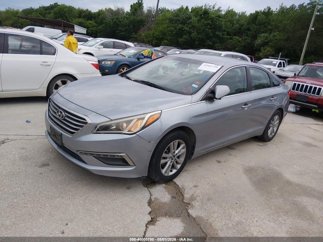 2015 Hyundai Sonata Se მანქანა იყიდება აუქციონზე, vin: 5NPE24AFXFH122287, აუქციონის ნომერი: 45005790