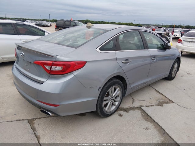 2015 Hyundai Sonata Se მანქანა იყიდება აუქციონზე, vin: 5NPE24AFXFH122287, აუქციონის ნომერი: 45005790