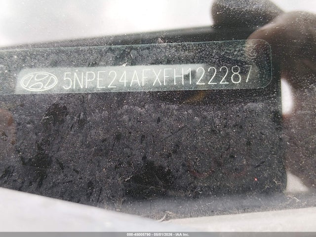 2015 Hyundai Sonata Se მანქანა იყიდება აუქციონზე, vin: 5NPE24AFXFH122287, აუქციონის ნომერი: 45005790