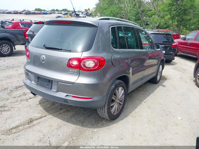 2011 Volkswagen Tiguan Se მანქანა იყიდება აუქციონზე, vin: WVGBV7AX4BW532524, აუქციონის ნომერი: 45005794