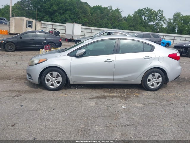 2015 Kia Forte Lx მანქანა იყიდება აუქციონზე, vin: KNAFK4A64F5405107, აუქციონის ნომერი: 45005816