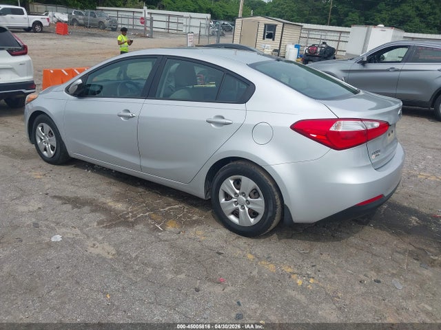 2015 Kia Forte Lx მანქანა იყიდება აუქციონზე, vin: KNAFK4A64F5405107, აუქციონის ნომერი: 45005816