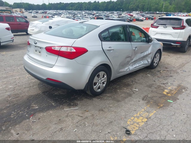 2015 Kia Forte Lx მანქანა იყიდება აუქციონზე, vin: KNAFK4A64F5405107, აუქციონის ნომერი: 45005816