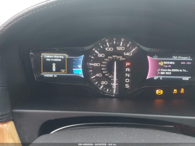 45005854 :رقم المزاد ، 2LMDJ6JKXFBL25991 vin ، 2015 Lincoln Mkx مزاد بيع
