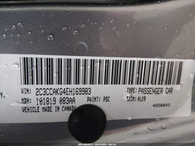Продаж на аукціоні авто 2014 Chrysler 300c Awd, vin: 2C3CCAKG4EH169983, номер лоту: 45005873