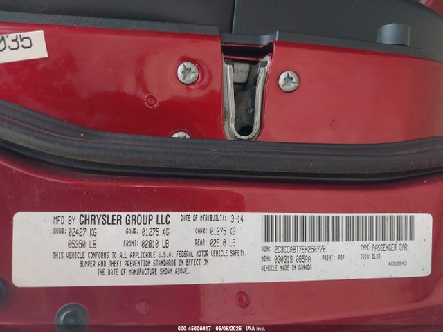 Chrysler 300 300s 2014 2C3CCABT7EH250778 Image 9