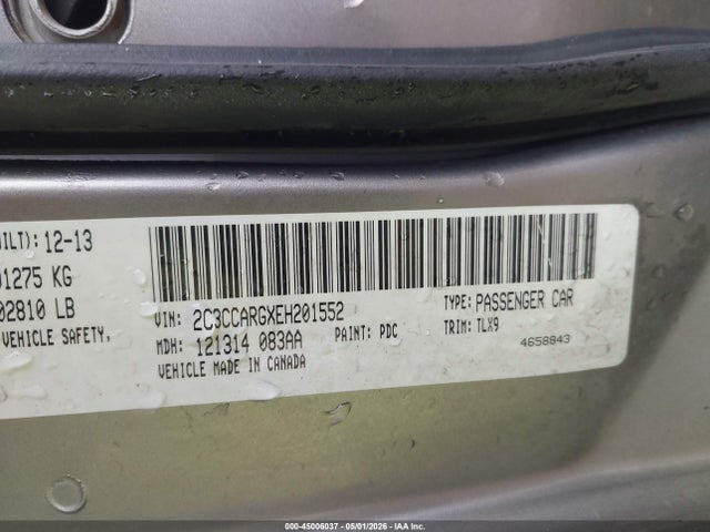 45006037 :رقم المزاد ، 2C3CCARGXEH201552 vin ، 2014 Chrysler 300 مزاد بيع