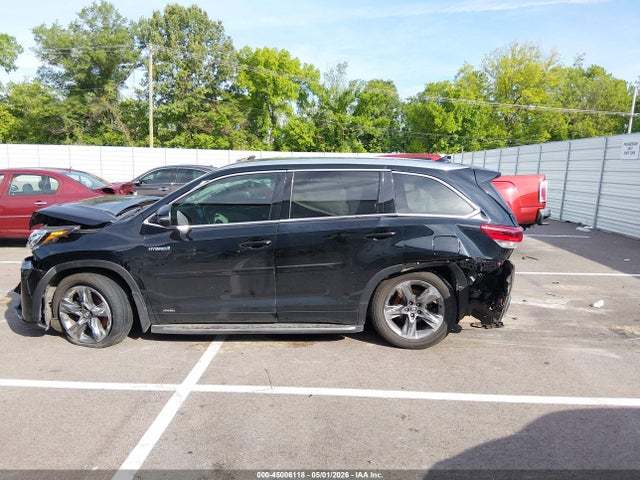 45006118 :رقم المزاد ، 5TDDGRFH7KS055883 vin ، 2019 Toyota Highlander Hybrid Limited Platinum مزاد بيع