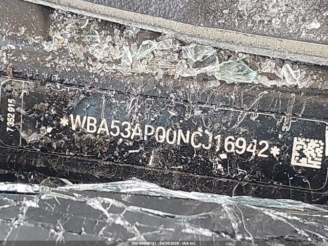 WBA53AP00NCJ16942 BMW 430I