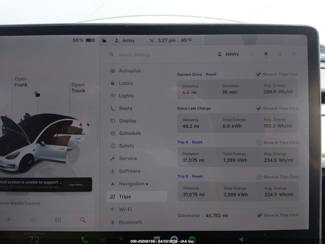 Aukcja sprzedaży 2022 Tesla Model 3 Long Range Dual Motor All-wheel Drive, vin: 5YJ3E1EB8NF202138, numer aukcji: 45006198