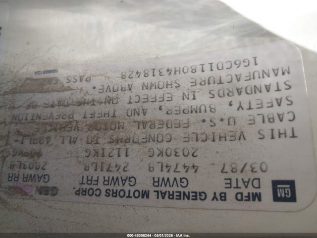 Aukcja sprzedaży 1987 Cadillac Deville, vin: 1G6CD1180H4318428, numer aukcji: 45006244